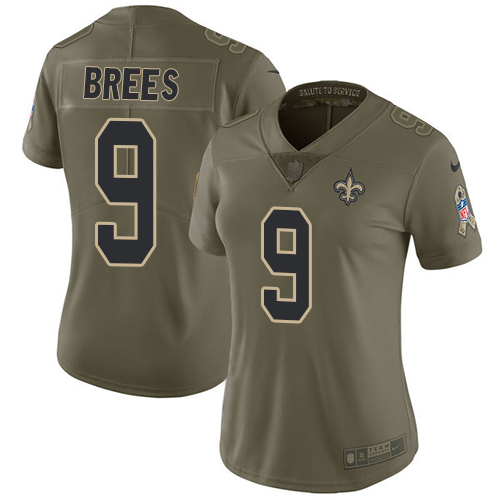 cheap jerseys store near me Women\’s New Orleans Saints #9 Drew Brees ...